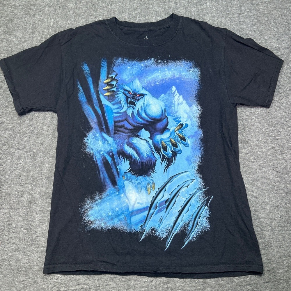 Disney Expedition Everest‎ Shirt Medium Men Disneyland Resort Black Yeti Graphic